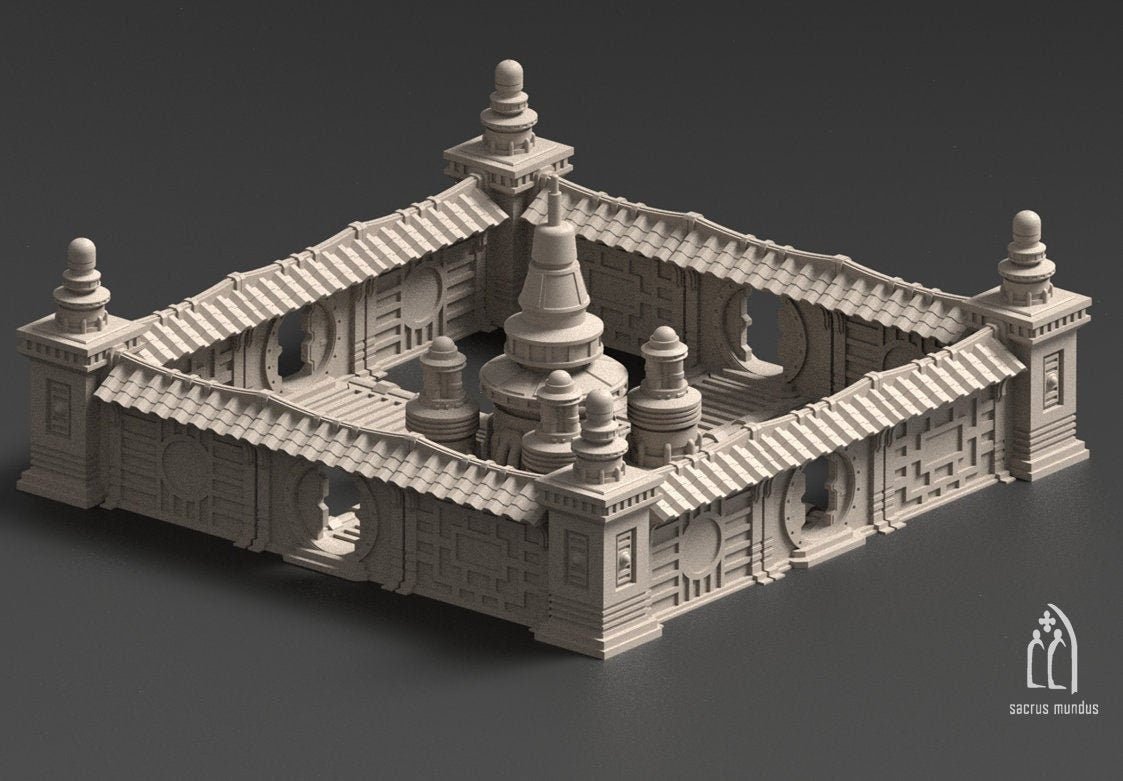 Data Temple - Lontan, the Commercial Haven - Sacrus Mundus Designs - Sigmarite Boutique