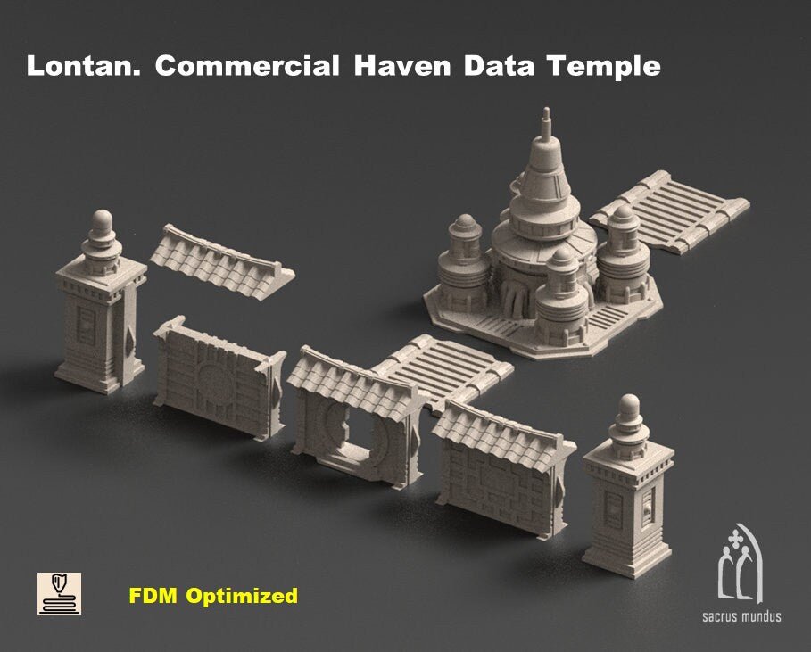Data Temple - Lontan, the Commercial Haven - Sacrus Mundus Designs - Sigmarite Boutique