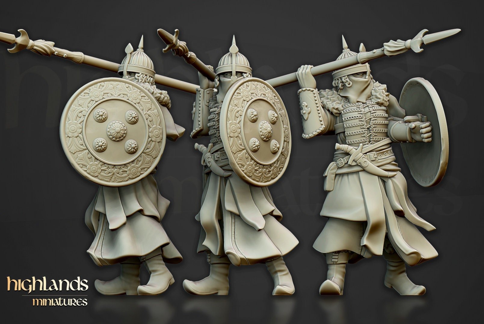 Daughters of Volhynia - Spears - Highlands Miniatures - Sigmarite Boutique