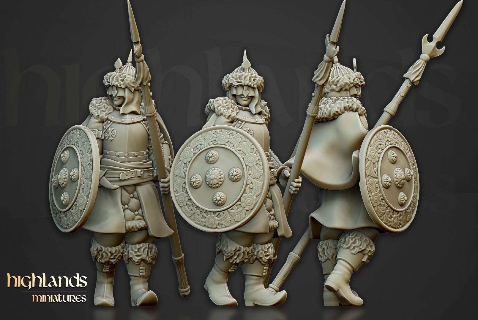 Daughters of Volhynia - Spears - Highlands Miniatures - Sigmarite Boutique