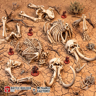 Dead Giant Mammoths - Fantasy Skeleton & Bone Terrain - Txarli Factory - Sigmarite Boutique