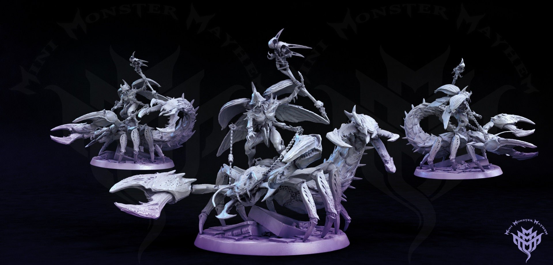 Deathstalker Scorpion with Rider Option - Infestation - Mini Monster Mayhem - Sigmarite Boutique