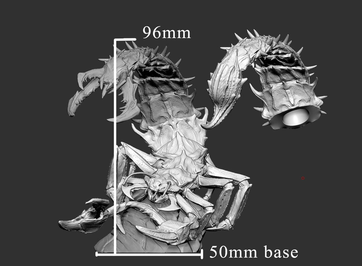 Deathstalker Scorpion with Rider Option - Infestation - Mini Monster Mayhem - Sigmarite Boutique