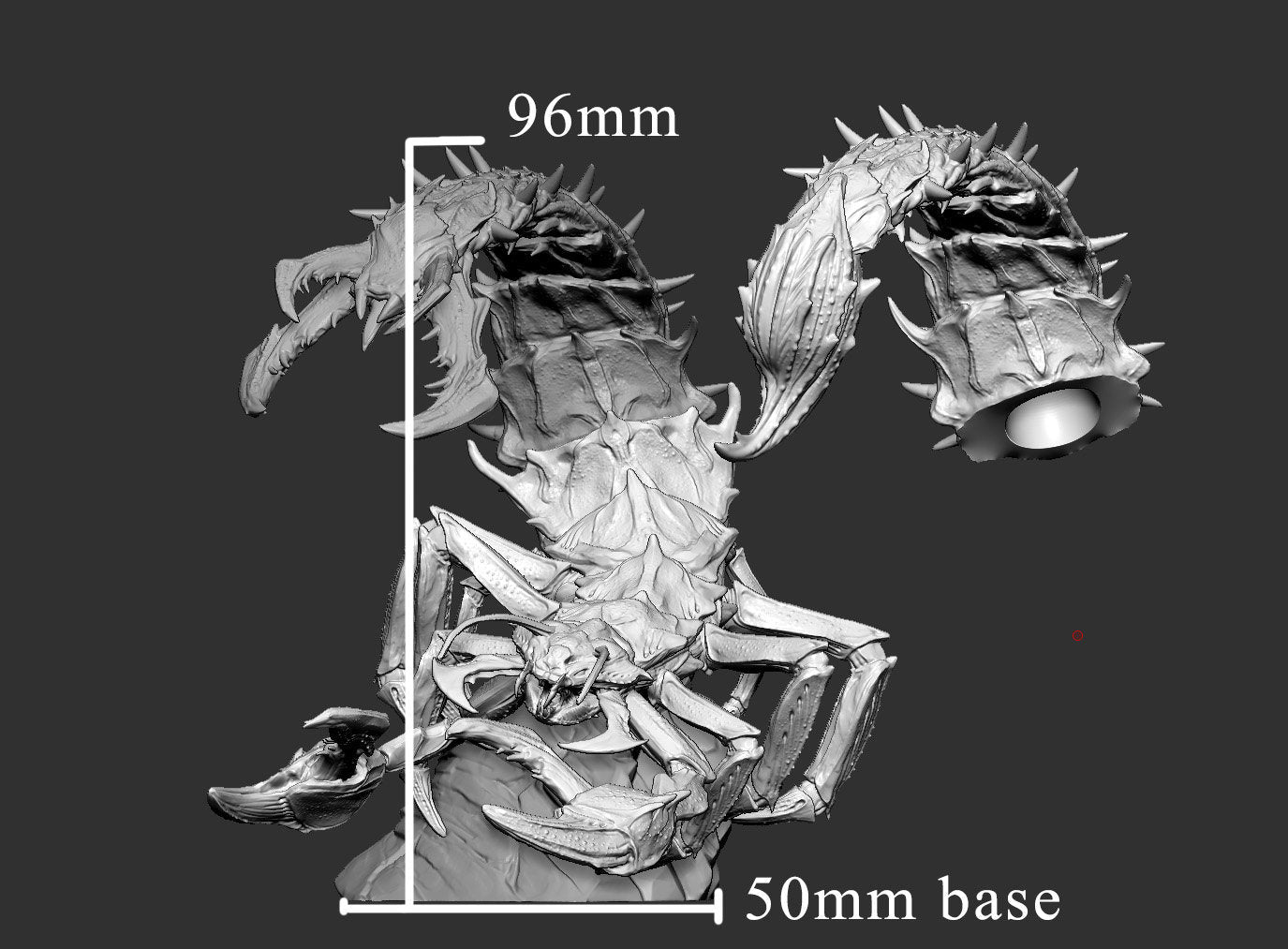 Deathstalker Scorpion with Rider Option - Infestation - Mini Monster Mayhem - Sigmarite Boutique