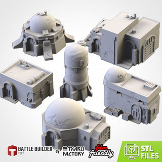 Desert Buildings Series 2 - Txarli Factory - Sigmarite Boutique