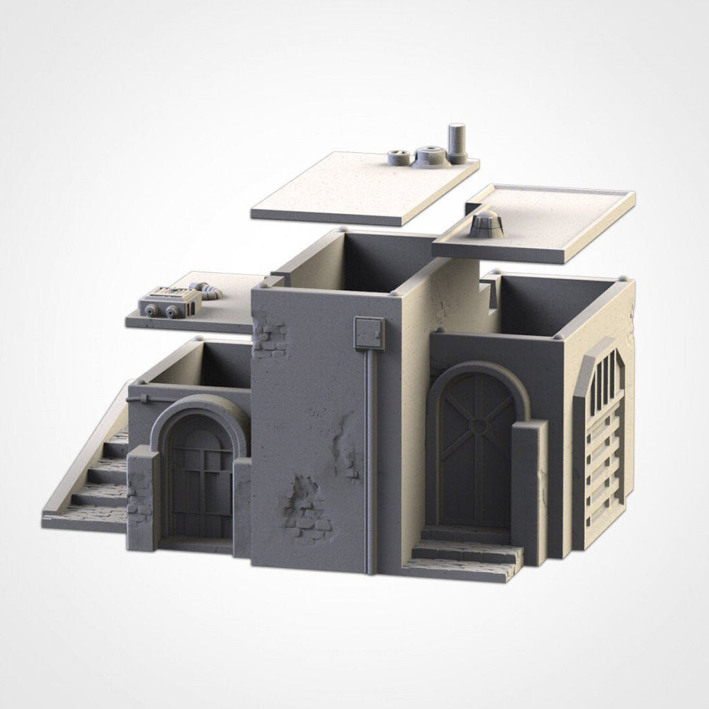 Desert Buildings Series 2 - Txarli Factory - Sigmarite Boutique