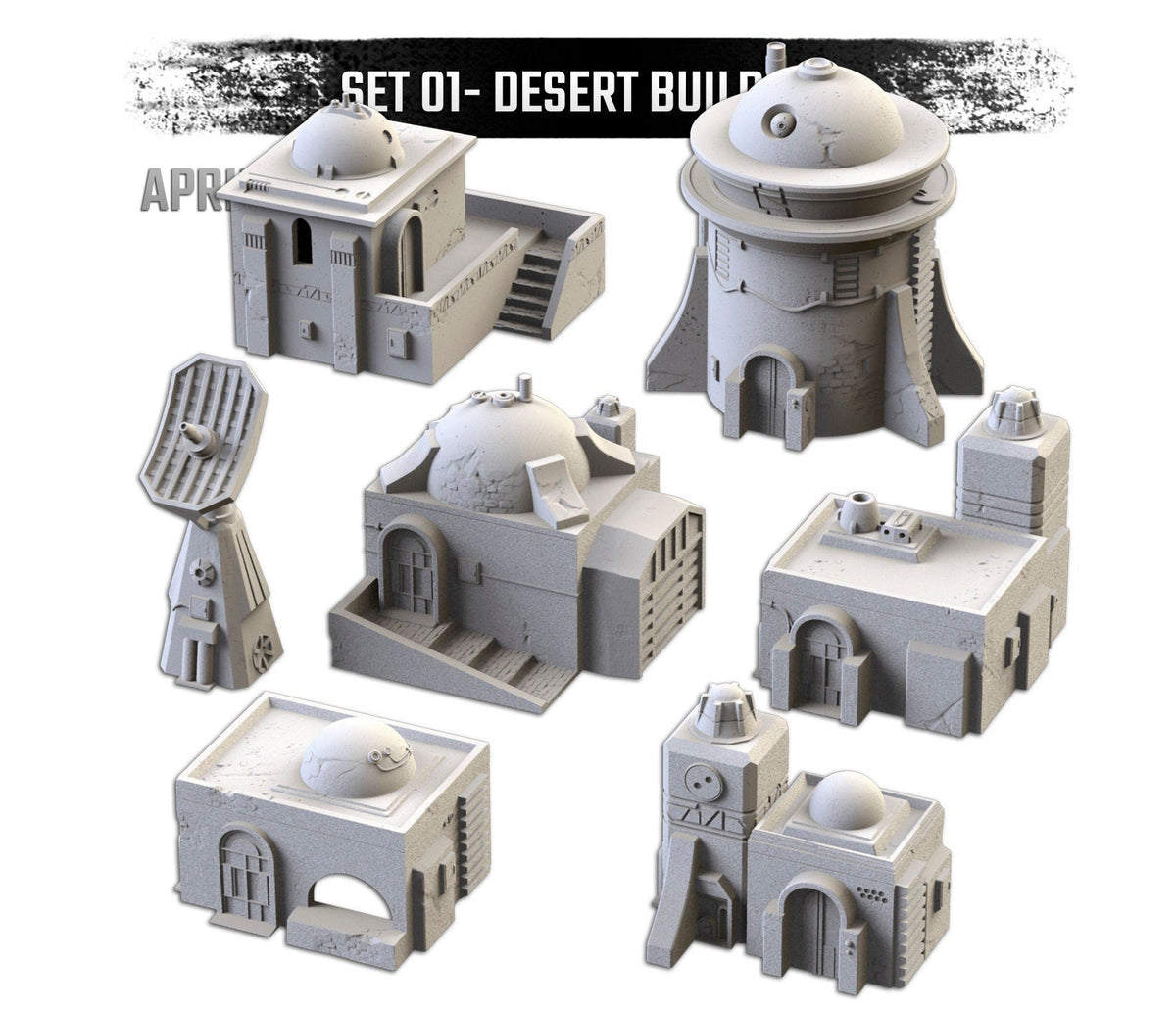 Desert Buildings - Txarli Factory - Sigmarite Boutique