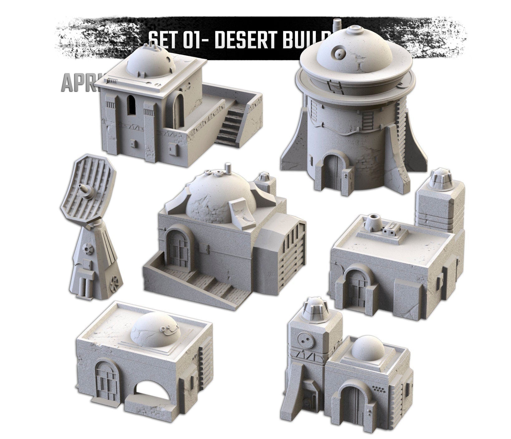Desert Buildings - Txarli Factory - Sigmarite Boutique