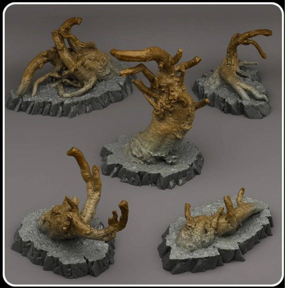 Desolation Trees - Fantastic Plants and Rocks - Print Your Monsters - Sigmarite Boutique