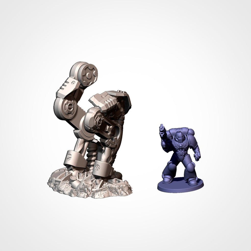 Destroyed Vehicles - Sci-Fi Battlefield Wreckage Terrain - Txarli Factory - Sigmarite Boutique