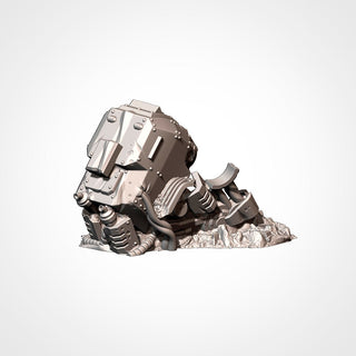 Destroyed Vehicles - Sci-Fi Battlefield Wreckage Terrain - Txarli Factory - Sigmarite Boutique
