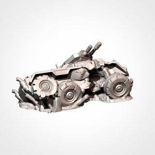 Destroyed Vehicles - Sci-Fi Battlefield Wreckage Terrain - Txarli Factory - Sigmarite Boutique