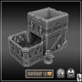 District 0012 - Dice Tower - SciFi Terrain - 3D Printed PLA Plastic - Sigmarite Boutique