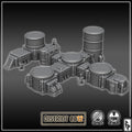 District 0012 - Filtration Plant - SciFi Terrain - 3D Printed PLA Plastic - Sigmarite Boutique