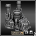 District 0012 - Furnace - SciFi Terrain - 3D Printed PLA Plastic - Sigmarite Boutique