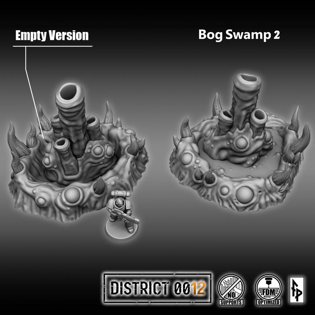 District 0012 - Parasites - SciFi Terrain - 3D Printed PLA Plastic - Sigmarite Boutique