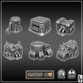 District 0012 - Scatter Terrain - SciFi Terrain - 3D Printed PLA Plastic - Sigmarite Boutique