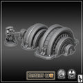 District 0012 - Steam Turbine - SciFi Terrain - 3D Printed PLA Plastic - Sigmarite Boutique