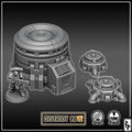 District 0012 - Turbines - SciFi Terrain - 3D Printed PLA Plastic - Sigmarite Boutique