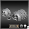 District 0012 - Turbo Generators - SciFi Terrain - 3D Printed PLA Plastic - Sigmarite Boutique