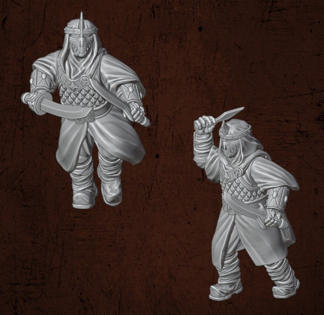 Dragon Cult Assassins - Dark Lords Fallen Legions - Quartermaster 3D - Sigmarite Boutique