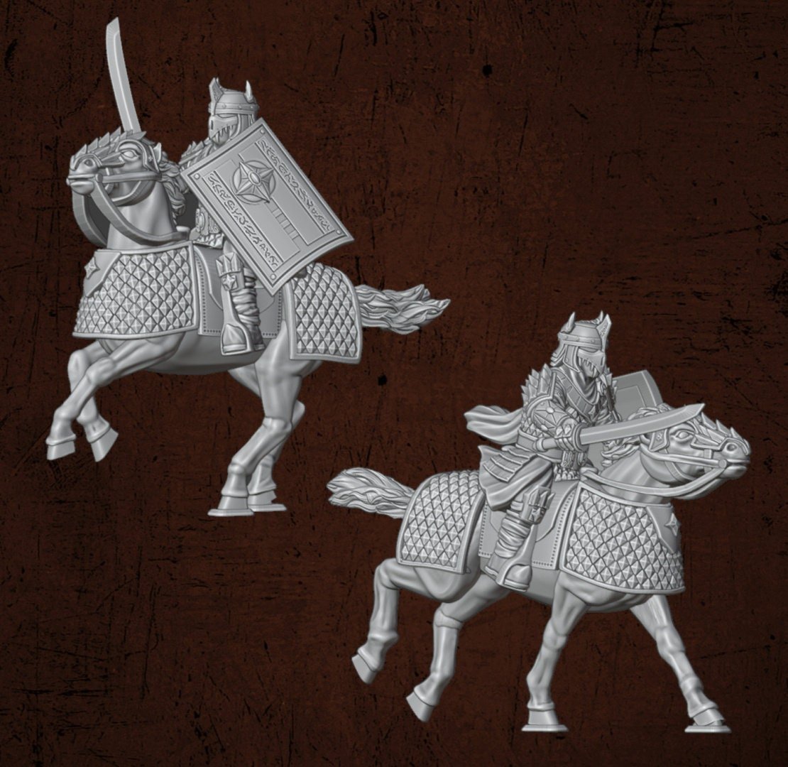 Dragon Guard Cavalry - Dark Lords Fallen Legions - Quartermaster 3D - Sigmarite Boutique