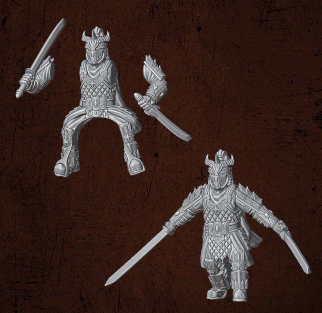 Dragon Guard Champion - Dark Lords Fallen Legions - Quartermaster 3D - Sigmarite Boutique
