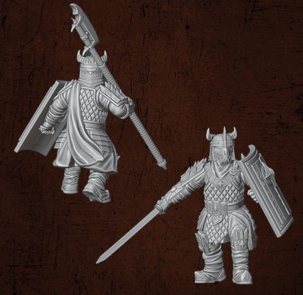 Dragon Guard Warriors - Dark Lords Fallen Legions - Quartermaster 3D - Sigmarite Boutique