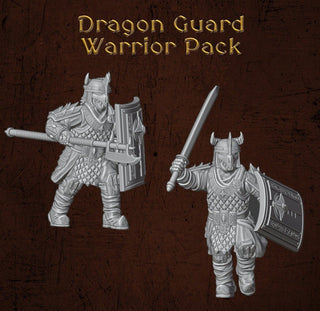 Dragon Guard Warriors - Dark Lords Fallen Legions - Quartermaster 3D - Sigmarite Boutique