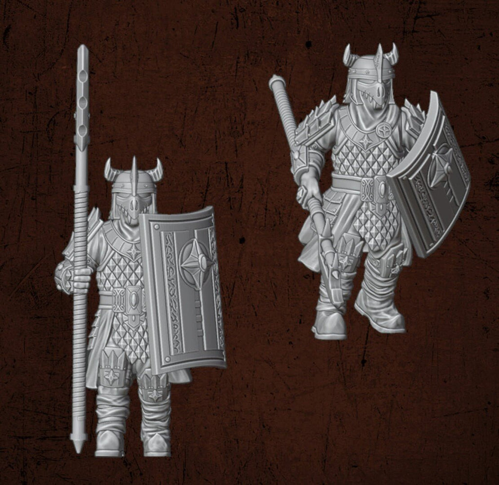Dragon Guard Warriors - Dark Lords Fallen Legions - Quartermaster 3D - Sigmarite Boutique