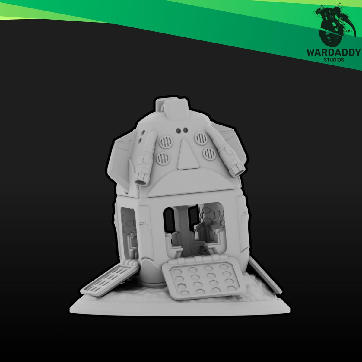 Drop Pods - 10mm Sci-Fi Resin Transport or Terrain - Wardaddy Studios - Sigmarite Boutique
