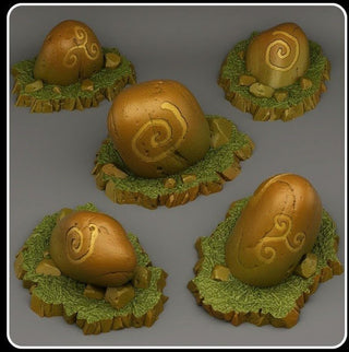 Druidic Giant Pebbles - Fantastic Plants and Rocks - Print Your Monsters - Sigmarite Boutique