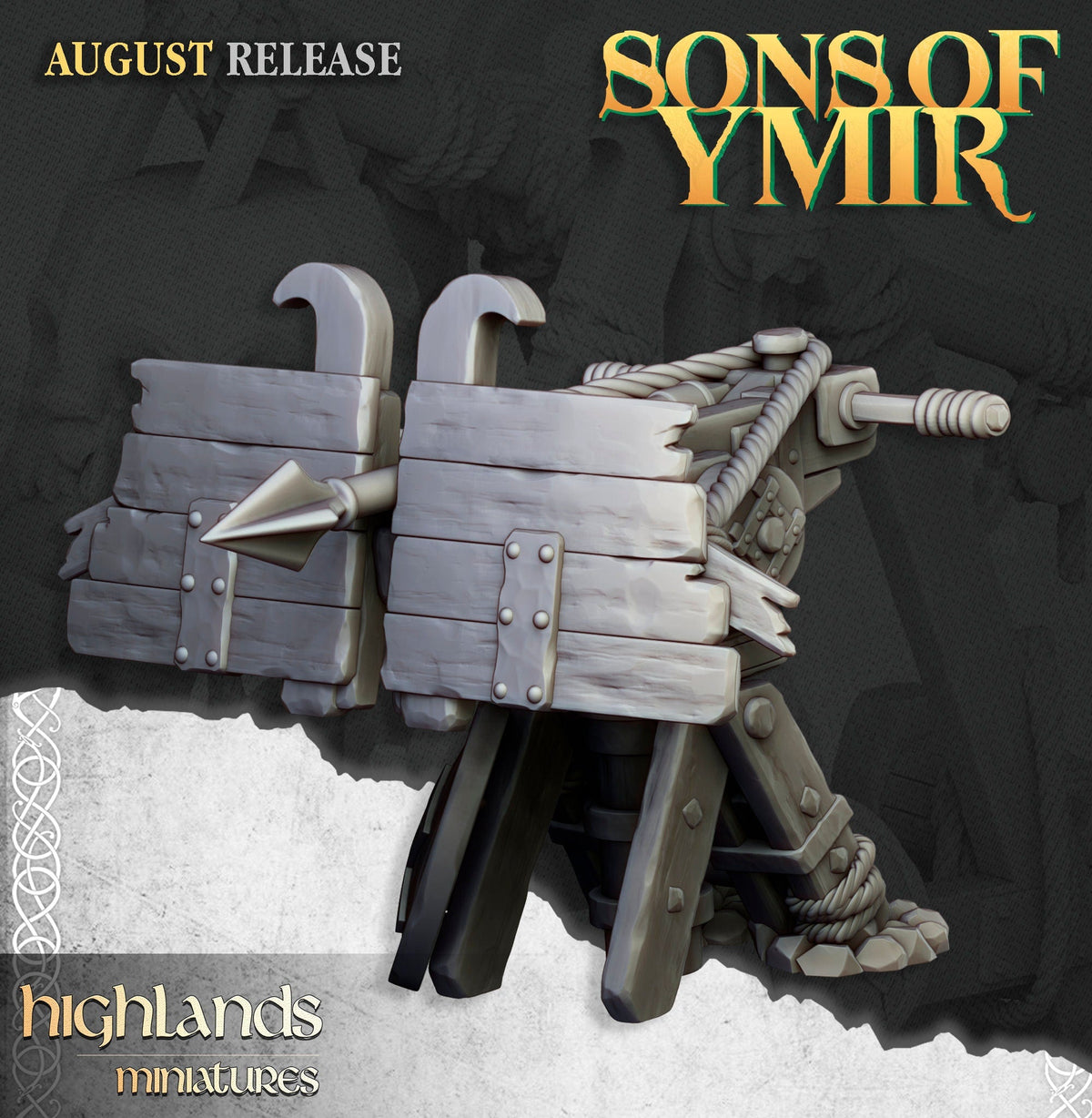 Dwarf Ballista - Sons of Ymir - Highlands Miniatures - Sigmarite Boutique