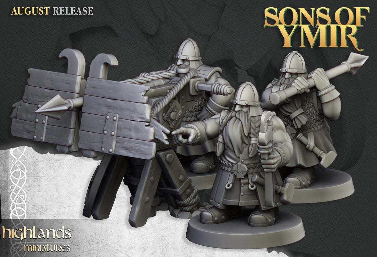 Dwarf Ballista - Sons of Ymir - Highlands Miniatures - Sigmarite Boutique