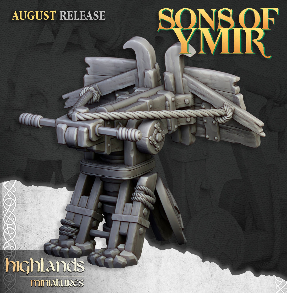 Dwarf Ballista - Sons of Ymir - Highlands Miniatures - Sigmarite Boutique