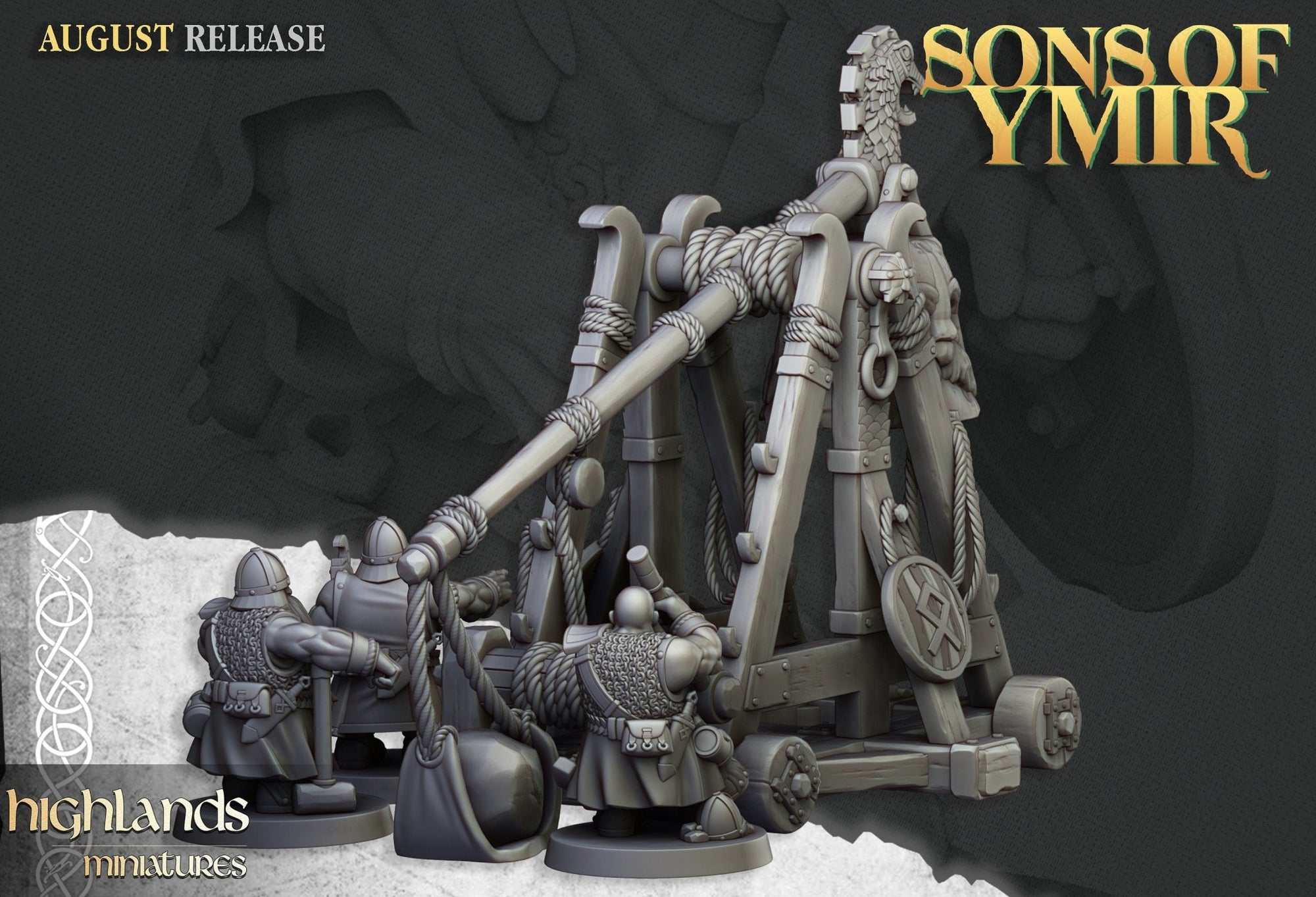 Dwarf Catapult - Sons of Ymir - Highlands Miniatures - Sigmarite Boutique
