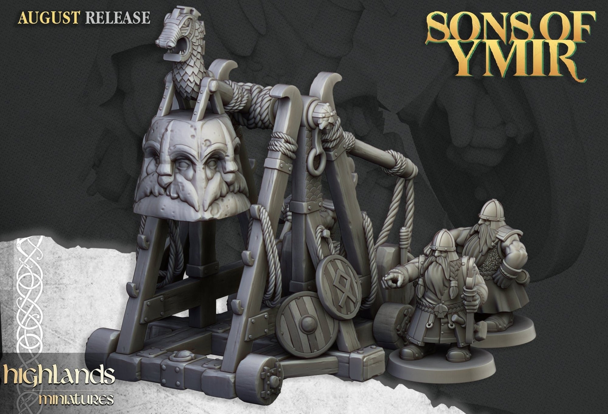 Dwarf Catapult - Sons of Ymir - Highlands Miniatures - Sigmarite Boutique