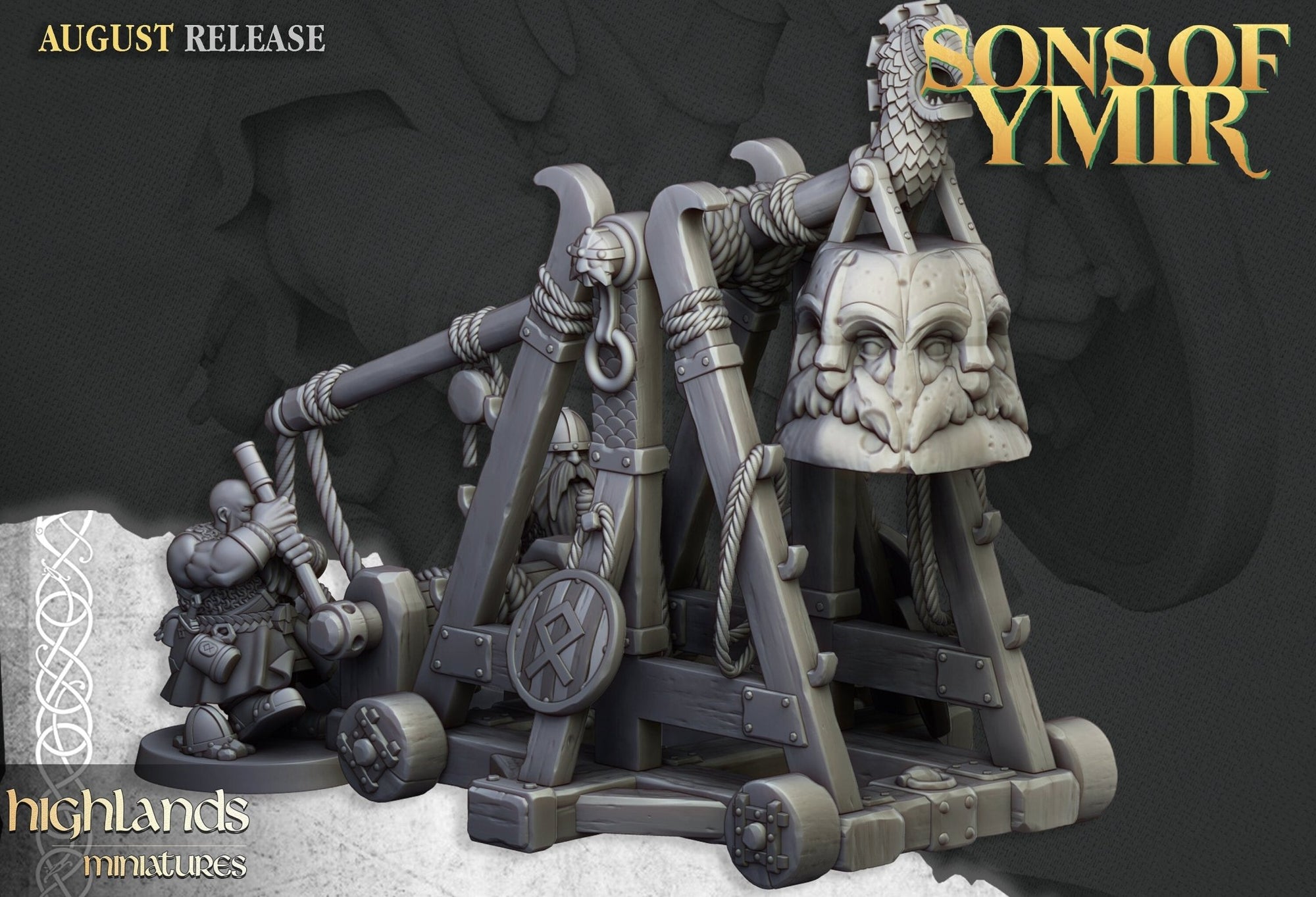 Dwarf Catapult - Sons of Ymir - Highlands Miniatures - Sigmarite Boutique