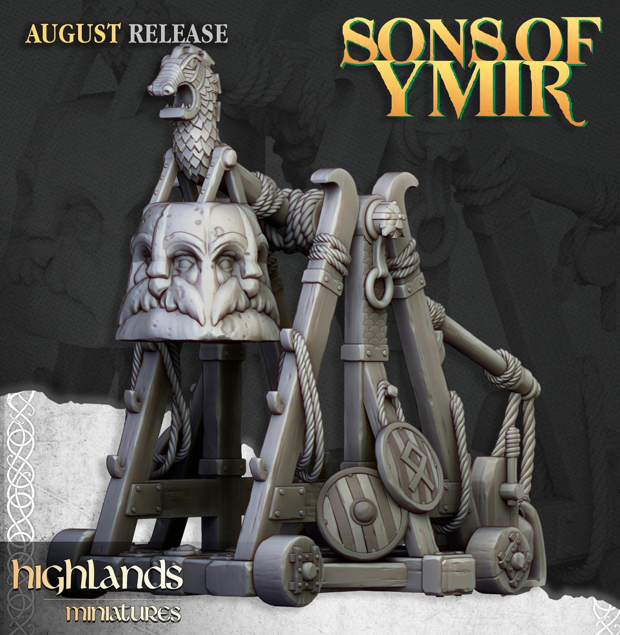 Dwarf Catapult - Sons of Ymir - Highlands Miniatures - Sigmarite Boutique