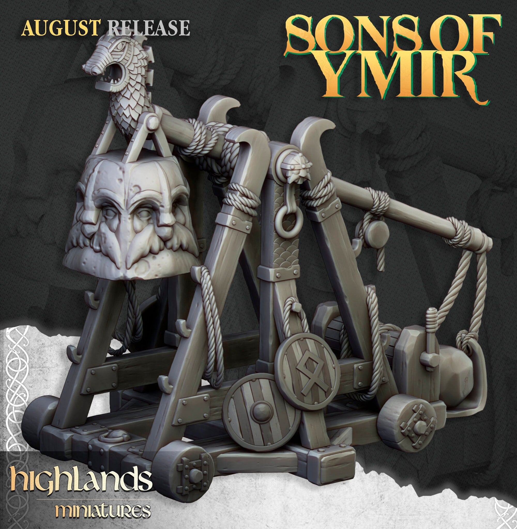 Dwarf Catapult - Sons of Ymir - Highlands Miniatures - Sigmarite Boutique