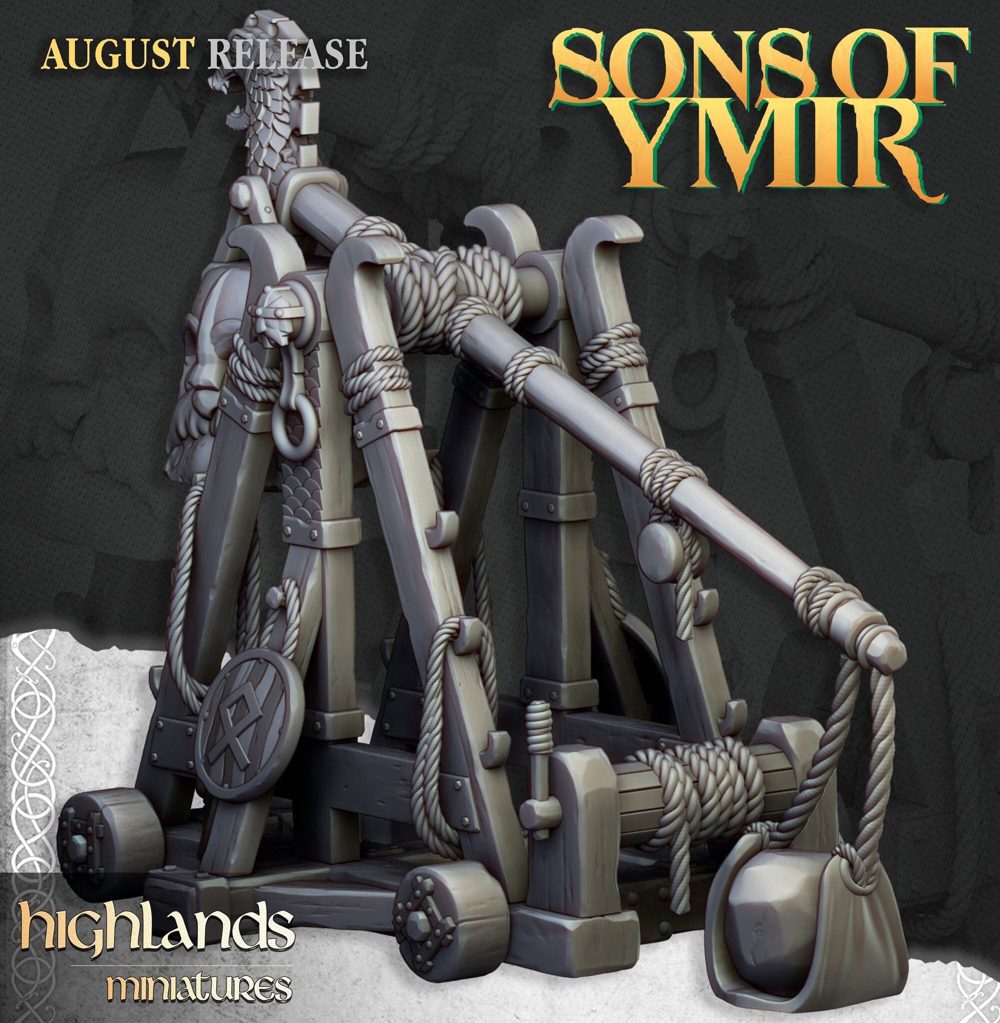 Dwarf Catapult - Sons of Ymir - Highlands Miniatures - Sigmarite Boutique