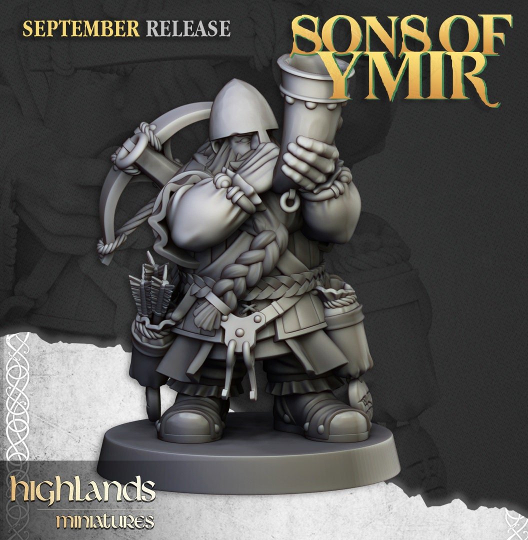 Dwarf Crossbowmen - Sons of Ymir - Highlands Miniatures - Sigmarite Boutique