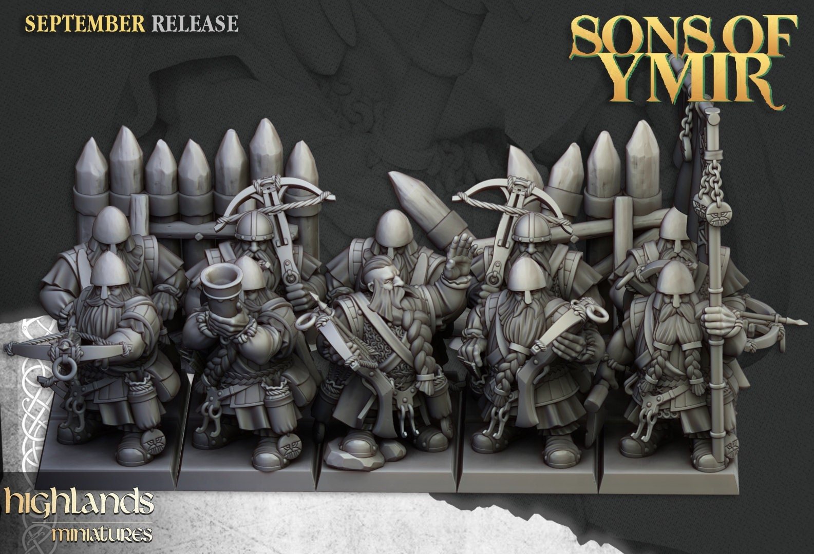 Dwarf Crossbowmen - Sons of Ymir - Highlands Miniatures - Sigmarite Boutique