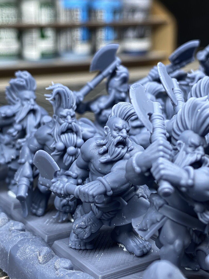 Dwarf Deathseekers - Sons of Ymir - Highlands Miniatures - Sigmarite Boutique