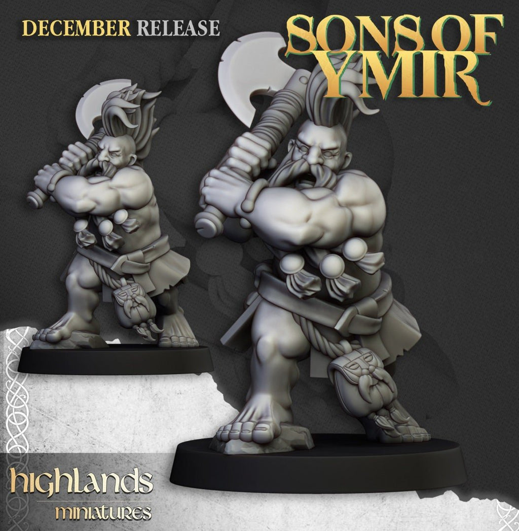 Dwarf Deathseekers - Sons of Ymir - Highlands Miniatures - Sigmarite Boutique