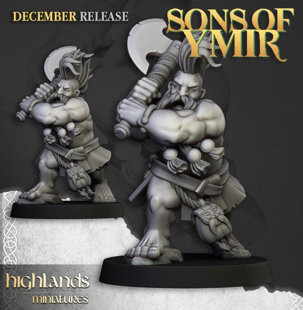 Dwarf Deathseekers - Sons of Ymir - Highlands Miniatures - Sigmarite Boutique