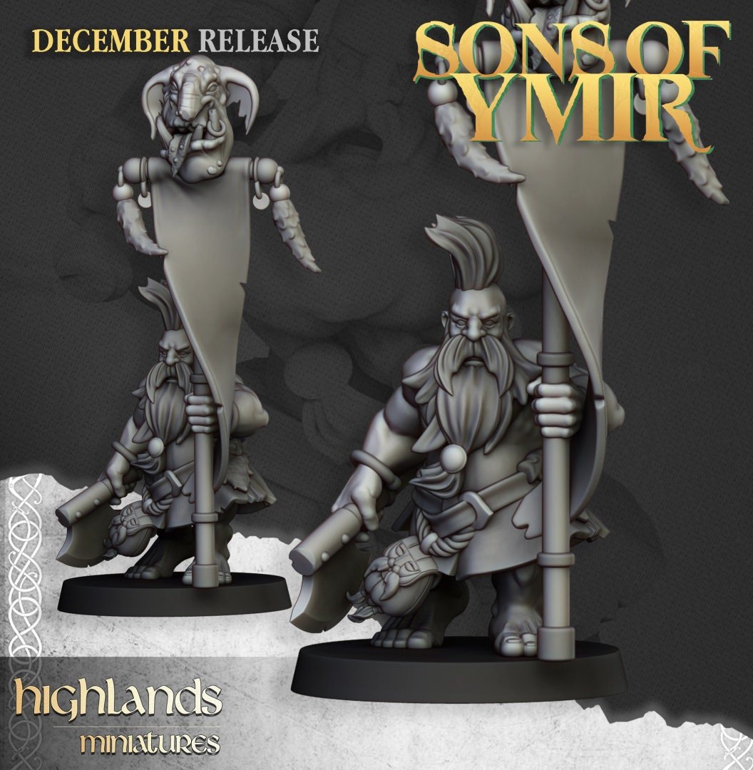 Dwarf Deathseekers - Sons of Ymir - Highlands Miniatures - Sigmarite Boutique