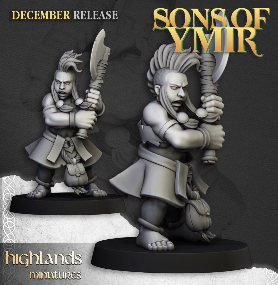 Dwarf Deathseekers - Sons of Ymir - Highlands Miniatures - Sigmarite Boutique