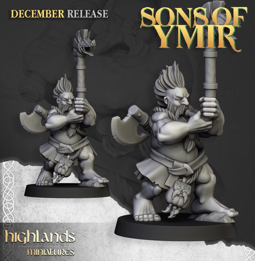 Dwarf Deathseekers - Sons of Ymir - Highlands Miniatures - Sigmarite Boutique