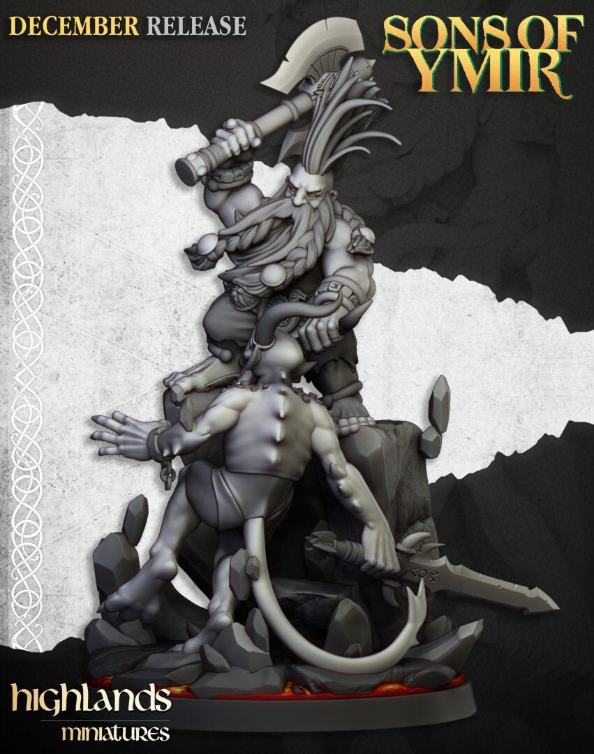 Dwarf Demonseeker - Sons of Ymir - Highlands Miniatures - Sigmarite Boutique